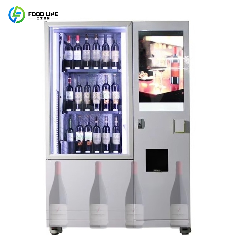 Wine Beer Usa - Smart Age Verification Lift System Refrigerator