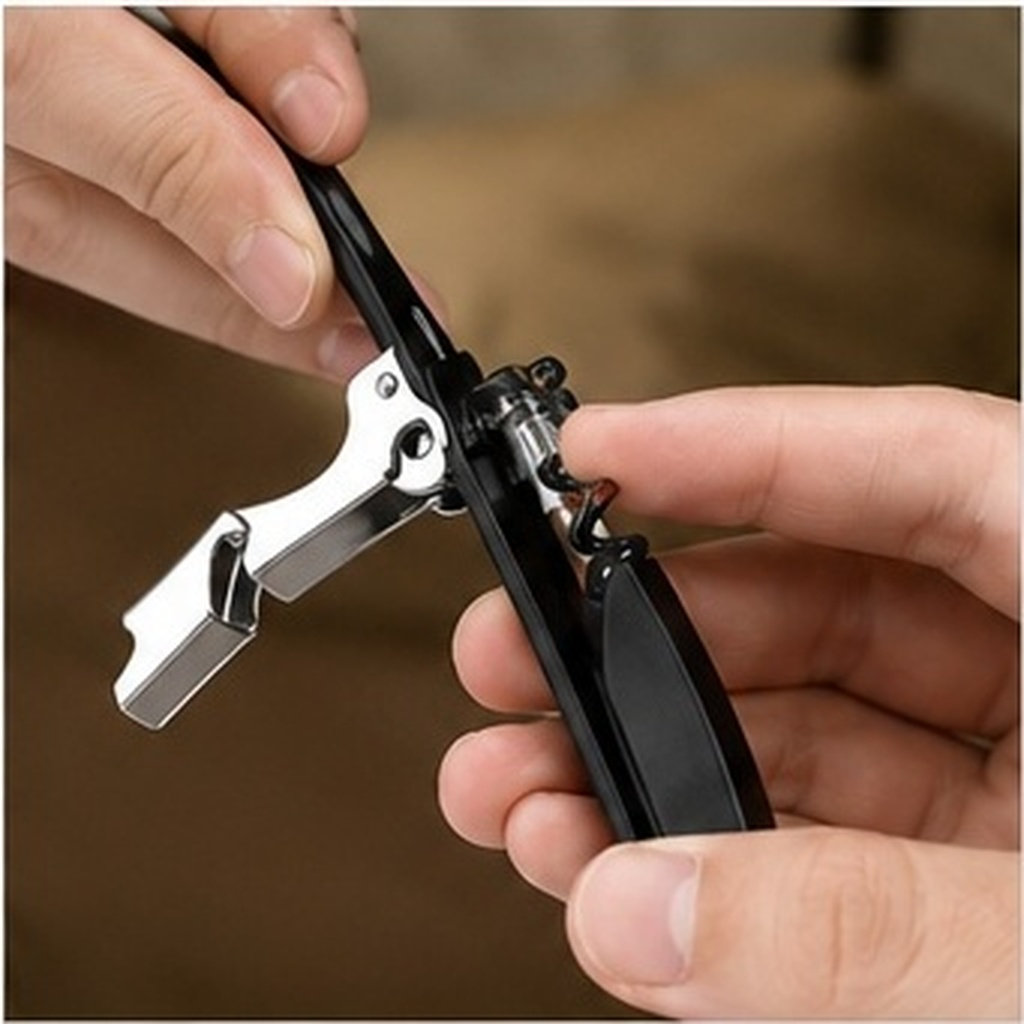 Beer Wine Kit - 2Pcs Heavy Duty Metal Corkscrew Spiral