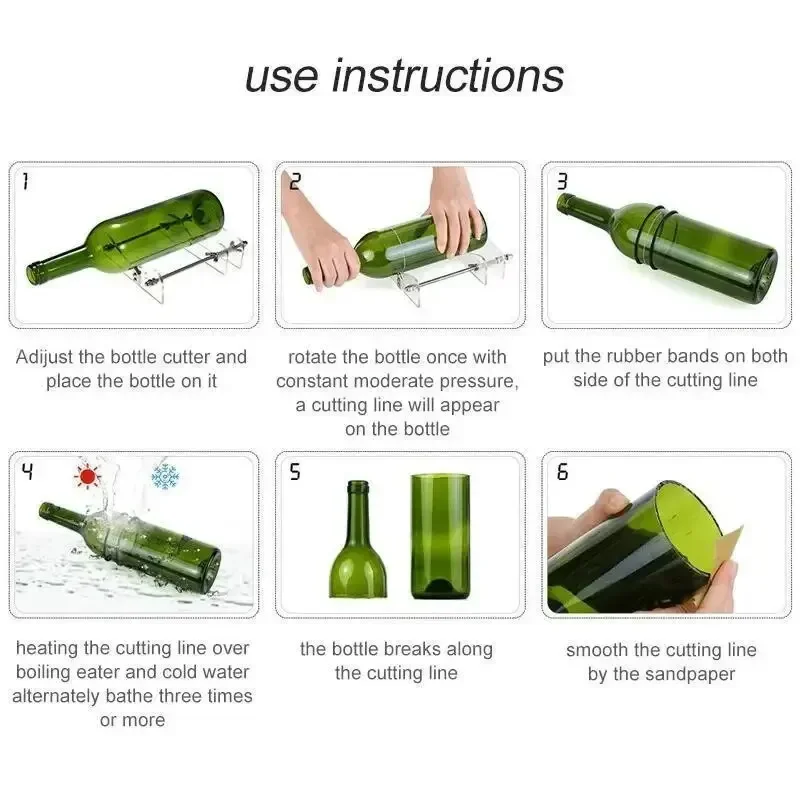 New Glass Bottle Cutter Tool,  - огляд і ціна Beer Wine Kit
