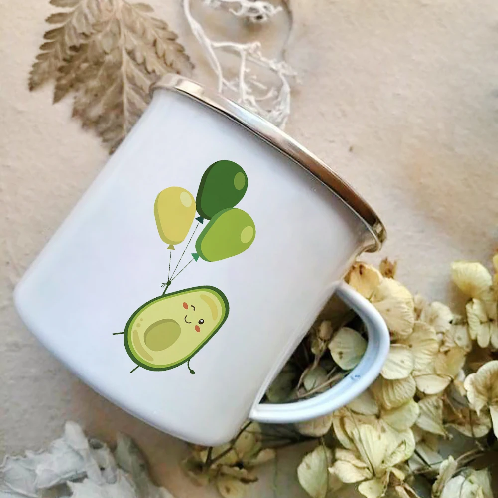 Cartoon Avocado Print Enamel C - огляд і ціна Wine Beer Best