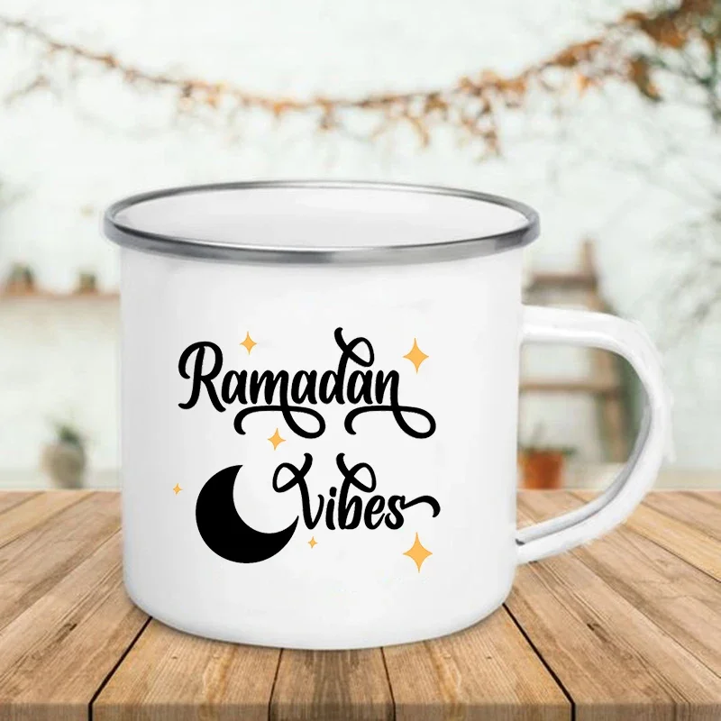 Handle Enamel Mugs Happy Eid M - огляд і ціна Wine Beer Best