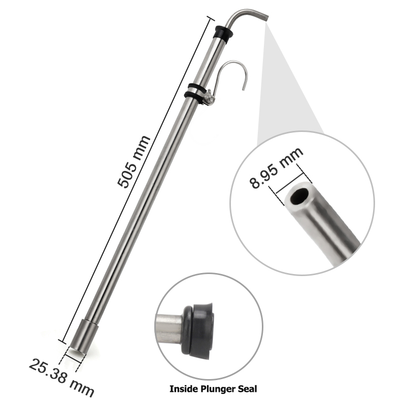 Stainless Steel Beer Siphon Wi - огляд і ціна Beer Wine Kit