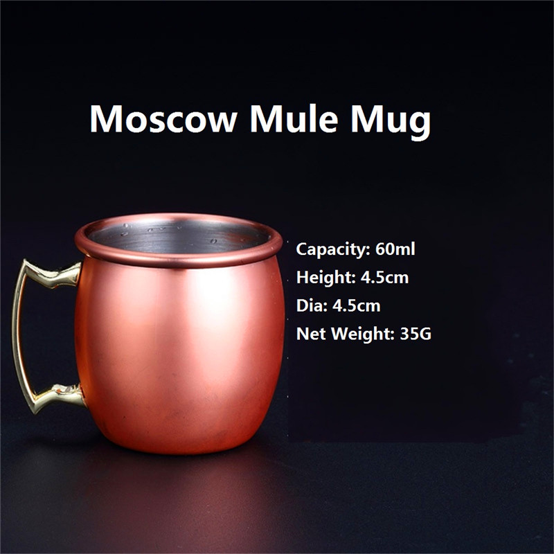 Copper Plated Moscow Mule Shot - огляд і ціна Wine Beer Europe