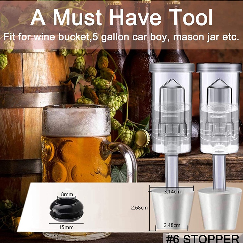 YLS-Fermentation Lids Airlock  - огляд і ціна Beer Wine Kit
