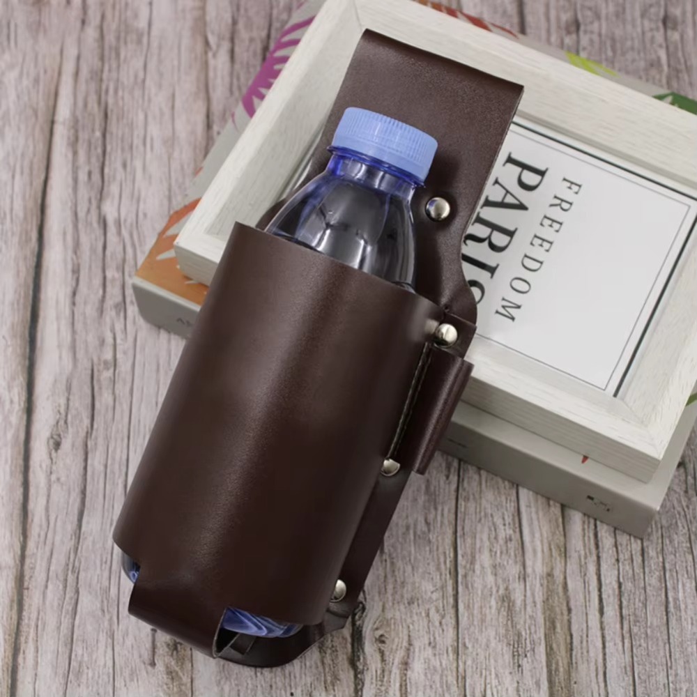 PU Leather Beer Bottle Waist H - огляд і ціна Wine Beer Holder