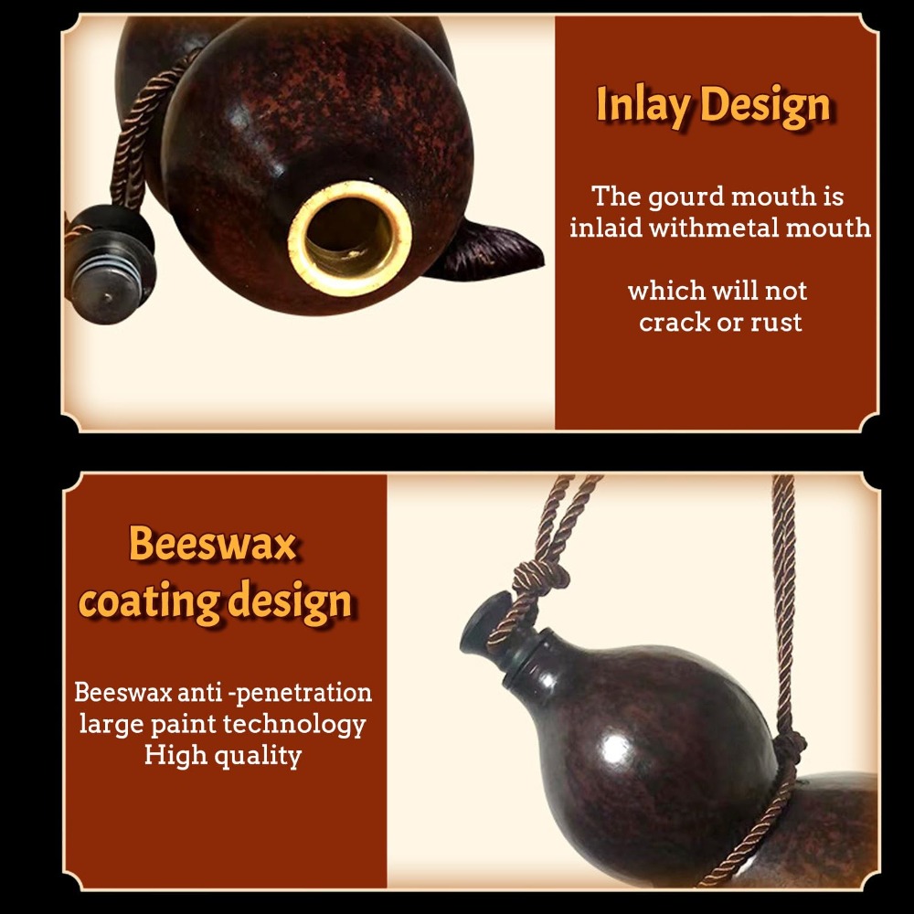 Chinese Retro-Inspired Gourd W - огляд і ціна Wine Bottle Size