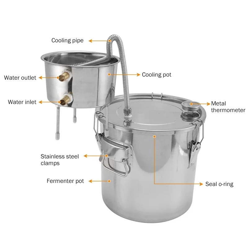 22L Alcohol Brewing Distiller  - огляд і ціна Beer Wine Kit
