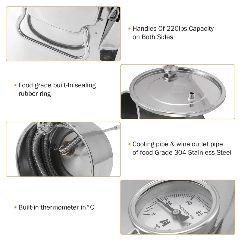 22L Alcohol Brewing Distiller  - огляд і ціна Beer Wine Kit