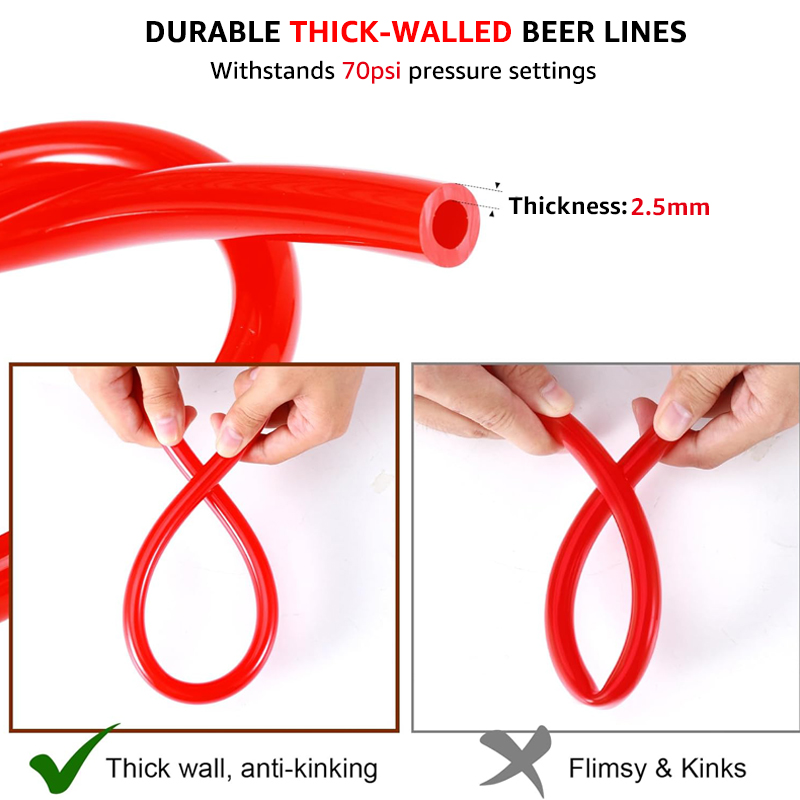7mm ID,5-Meter Length Flexible - огляд і ціна Wine Beer Usa