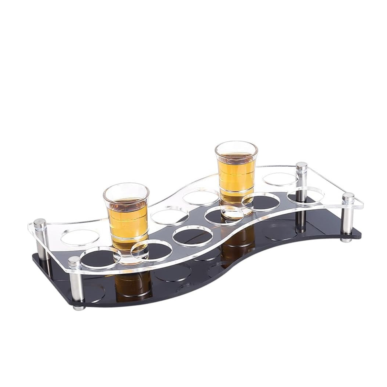 12 Hole Shot Glass Tray Holder - огляд і ціна Wine Beer Holder