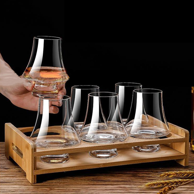 YWDL 2/4/6pcs Glass Whiskey Cu - огляд і ціна Wine Beer Spirit