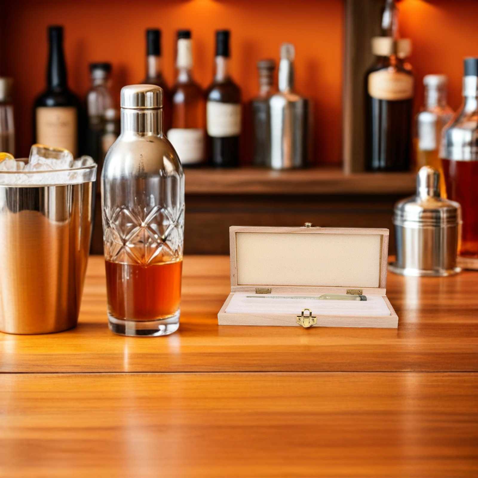 Wooden Hydrometer Storage Box  - огляд і ціна Wine Beer Spirit