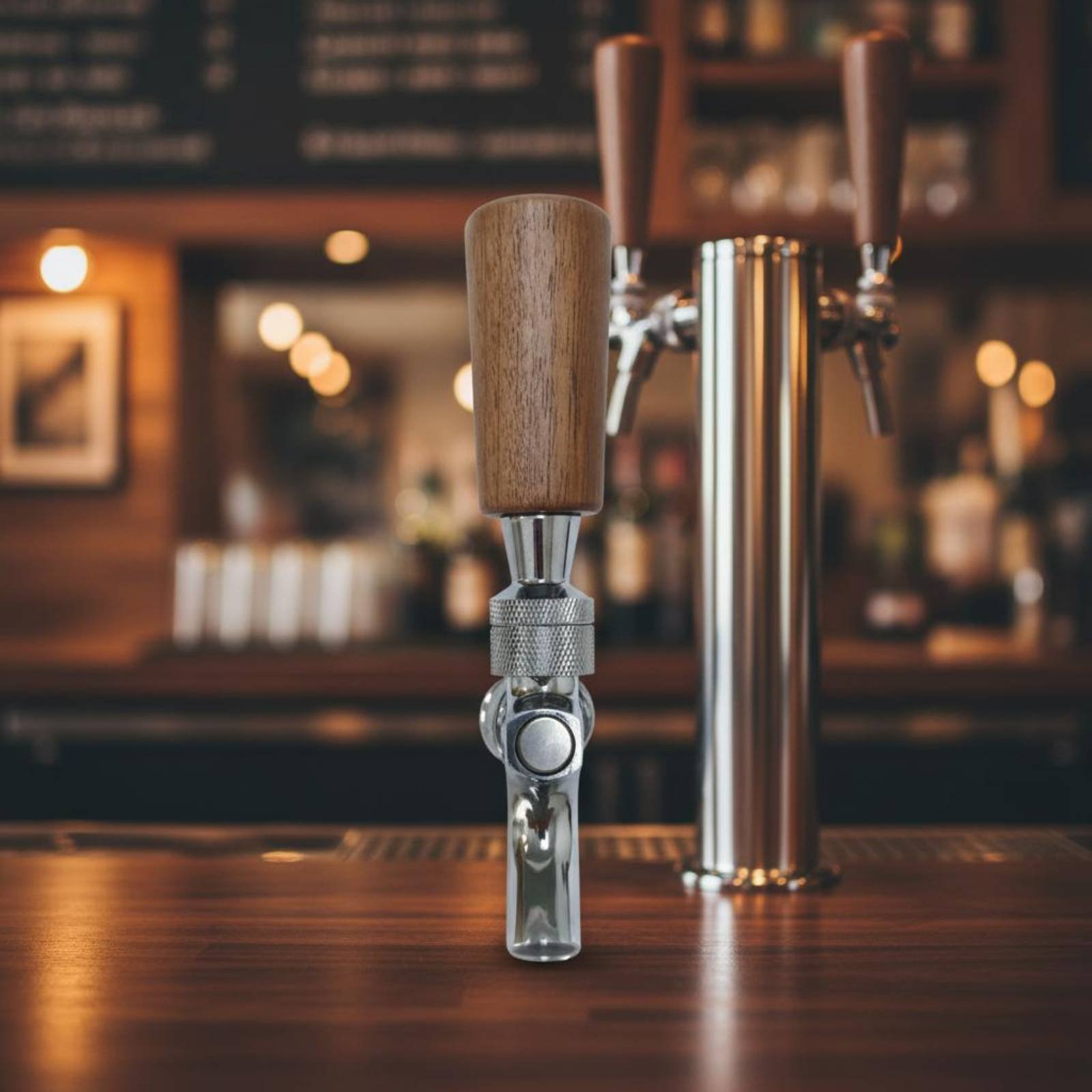 Short Wooden Beer Handle Solid - огляд і ціна Wine Beer Usa