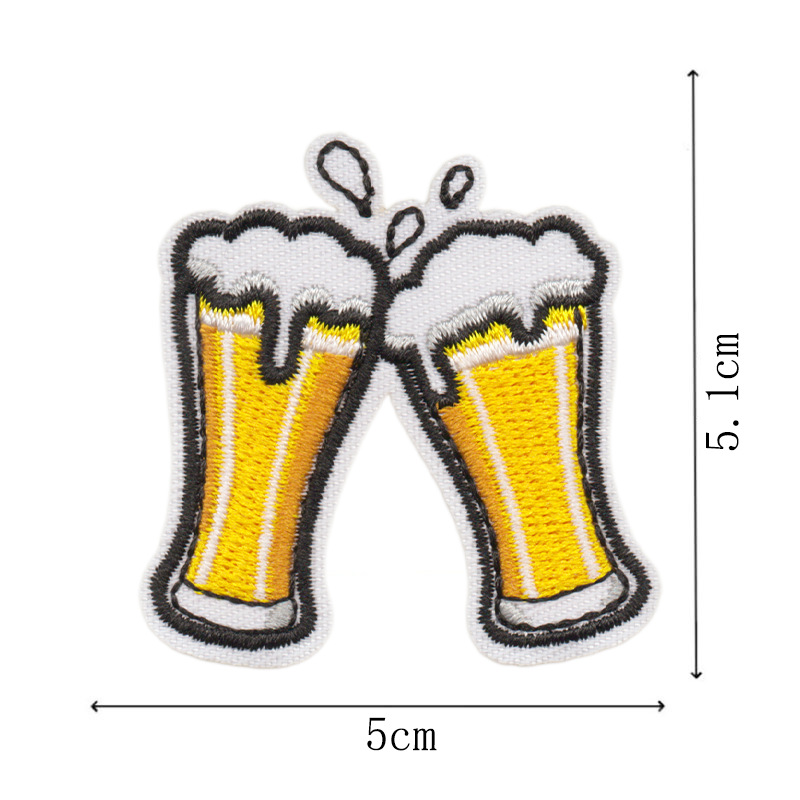 Creative Beer Element Embroide - огляд і ціна Is Wine And Beer Difference