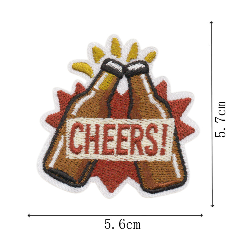 Creative Beer Element Embroide - огляд і ціна Is Wine And Beer Difference